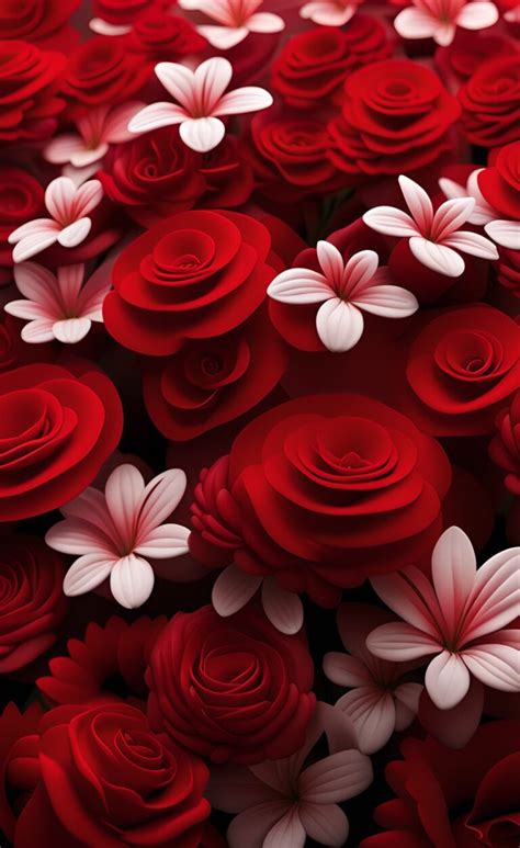 Red Flowers iPhone Wallpaper 4K – EĞİTİM KÜLTÜR