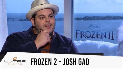 Josh Gad Voice Of Olaf Talks Details On Disney S Frozen 2 Elsa And Anna Are Back Youtube