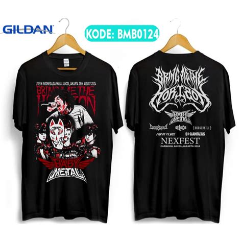 Jual Kaos Bring Me The Horizon Babymetal Nexfest 2024 Live In Indonesia