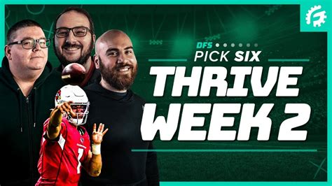 Fanduel Draftkings Nfl Dfs Pick Six Week Youtube