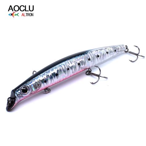 Aoclu Jerkbait Wobbler Hard Bait Minnow Stick Floating Fishing Lure