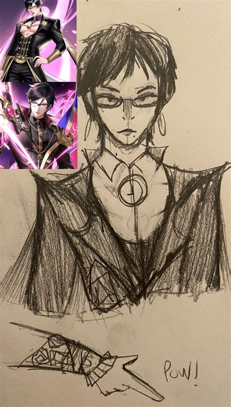 I Made This Male Bayonetta Fanart Based Off These Images I Got From An