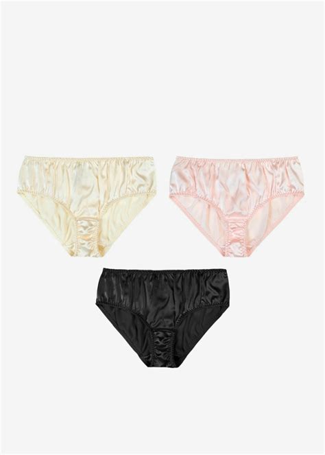 Never Pay Full Price For Classic Feminine Silk Bikini Panties Pack
