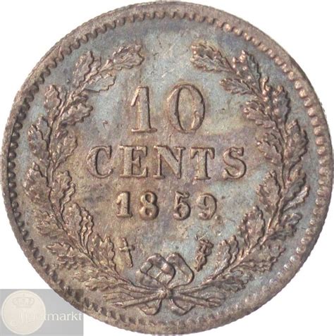 Netherlands Willem III 10 Cents 1859 Catawiki