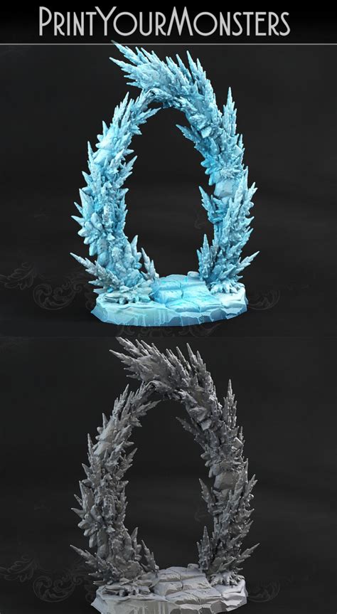 Desire Fx D Models Print Your Monsters Ice Portal D Print Model