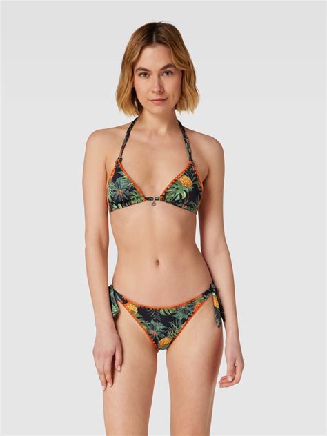 Banana Moon Bikini Oberteil Mit Allover Print Modell Nuco Black