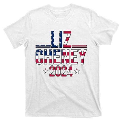 Liz Cheney 2024 American Flag T-Shirt - Reallgraphics