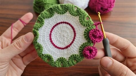 How To Make A Very Beautiful Crochet Coaster Model Ok G Zel T I I