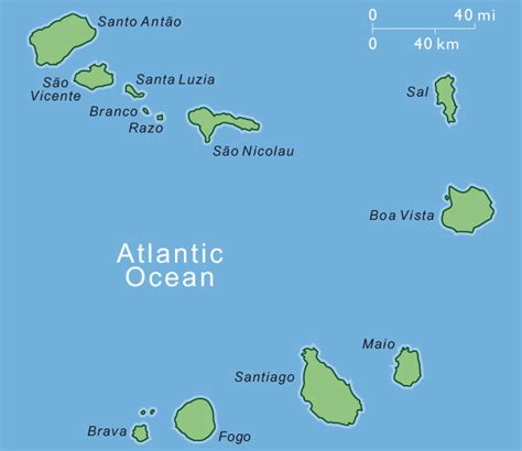 Where Is Cape Verde Islands Map