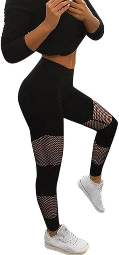 Beautyjourney Leggings Donna Fitness Eleganti Vita Alta Push Up