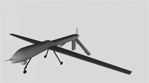 Mq Predator Drone D Model Max X Wrl Obj Lwo Dwg Dae