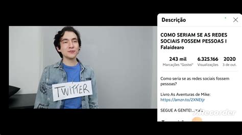 reagindo a falaidearo - YouTube