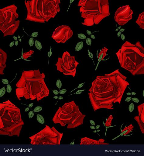 Beautiful Red Rose Background Black - img-wut