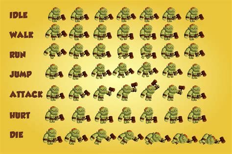 2D Fantasy Orcs Free Character Sprite - CraftPix.net