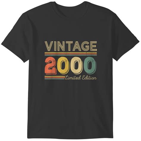 22 Years Old Vintage 2000 Limited Edition 22th Bir T Shirts Sold By