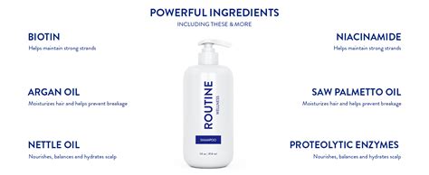 Routine Wellness Shampoo And Conditioner Set And Hair