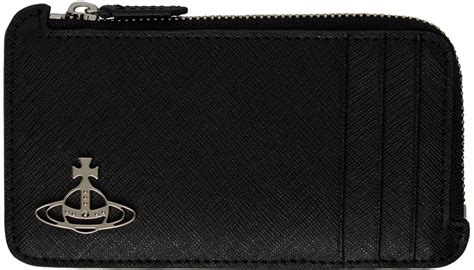 Vivienne Westwood Black Zip Card Holder Vivienne Westwood