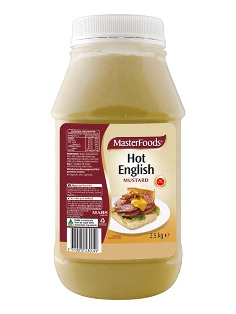 Buy Masterfoods Hot English Mustard 25kg Online Zt Wholesale