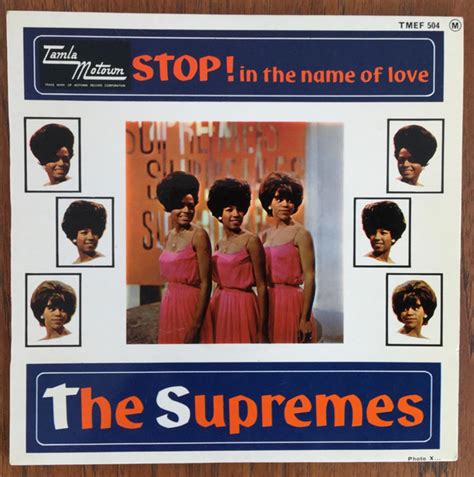 The Supremes Stop In The Name Of Love 1965 Vinyl Discogs