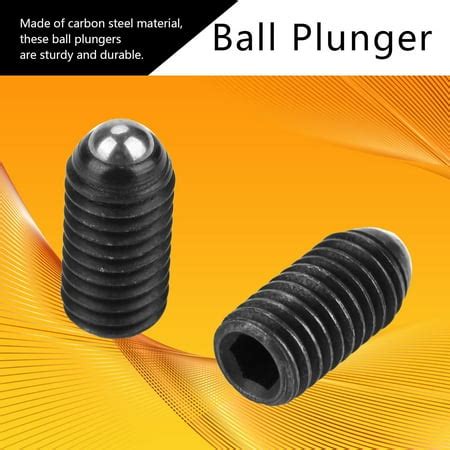 ball plunger set pcs  screw thread hex socket carbon steel ball