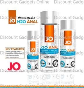 System JO H O Anal Lube Water Based Anal Sex Lubricant CHOOSE SIZE EBay