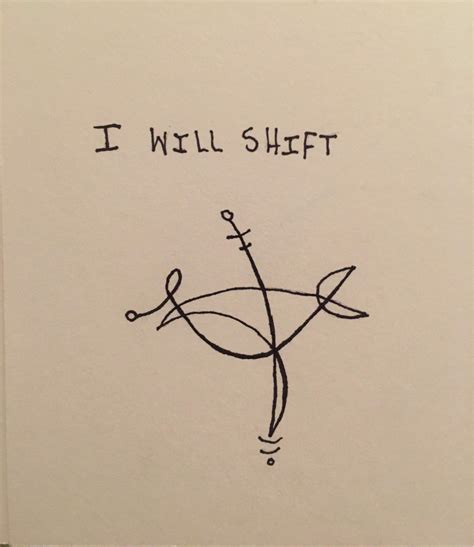 A Sigil To Help You Shift Reality Shifting Amino