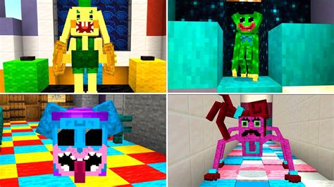 Poppy Playtime 2 All Jumpscares And Scenes In Minecraft Pe New