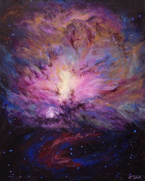 Orion Nebula Space Art By Christopher Doll