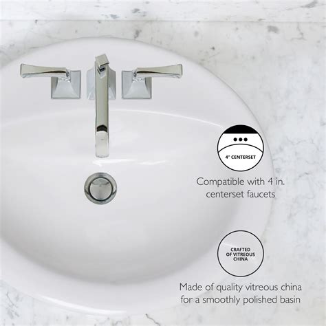 Oval Drop In Sink Single Basin White | Bath | Today's Design House