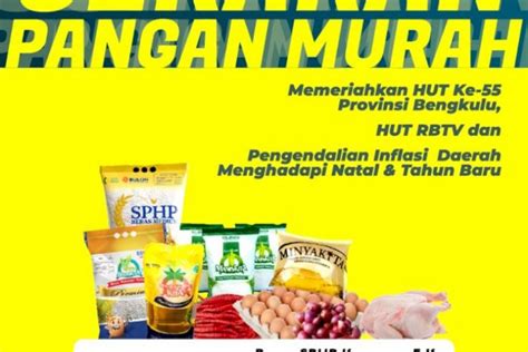 Bazar Umkm Dan Pasar Murah Meriahkan Hut Ke Provinsi Bengkulu Ini