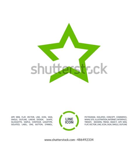 Star Icon Leader Winner Boss Rank Stock Vector Royalty Free 486492334