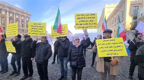 تظاهرات ایرانیان آزاده در استکهلم در همبستگی با قیام سراسری مردم ایران