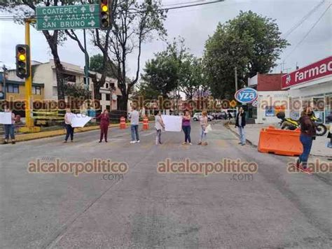 Bloquean Ruiz Cortines Para Exigir Agua Galer A Alcalorpolitico