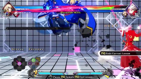 Blazblue Cross Tag Battle Trial Version Combo 1 Youtube