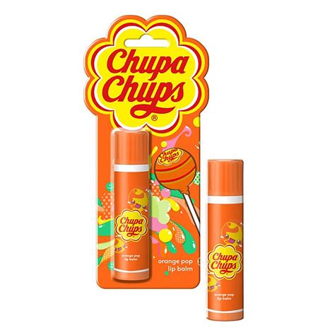 Chupa Chups Lip Balm Orange Cosmetics Product