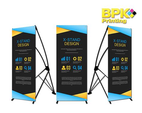 เอ็กสแตน X Stand ราคาถูก พับเก็บง่าย พกพาสะดวก สั่งผลิตง่ายกับ Bpk Printing