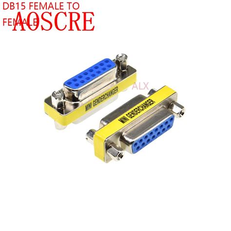 Pcs Db Pin Row Female To Female Serial Port Connector D Sub