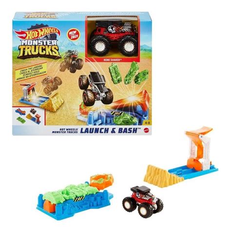 Hot Wheels Monster Truck Launch And Bash Set Toy Factory