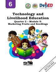 TLE 6 AGRI SUMMATIVE 1 4 Pdf TECHNOLOGY AND LIVELIHOOD EDUCATION TLE