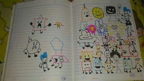 I Present You My Bfb Drawing And Sketches Part 2 | Object Shows Amino