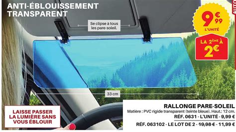 Promo Rallonge Pare Soleil Chez Shopix ICatalogue Fr