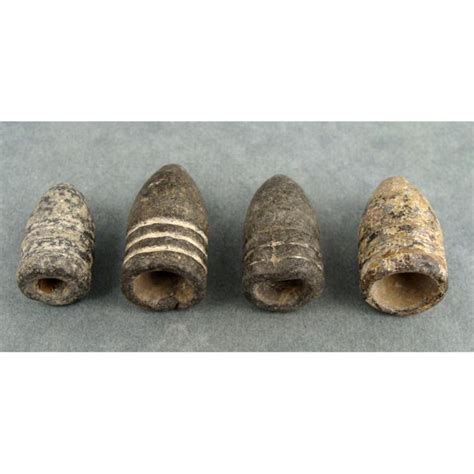 4 Original Authentic Gettysburg Civil War Bullets 1