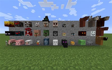 Minecraft Animal Heads