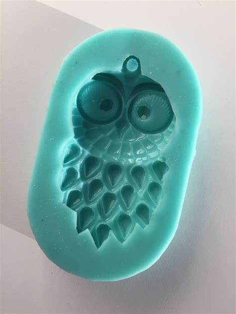 Owl Silicone Mold Resin Mold Etsy