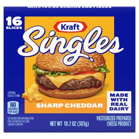 Kraft Singles Sharp Cheddar Sliices 16 Ct 10 7 Oz Pick N Save