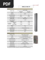 Specification Sheet XXXDWH 17 65V IVT | PDF | Antenna (Radio ...