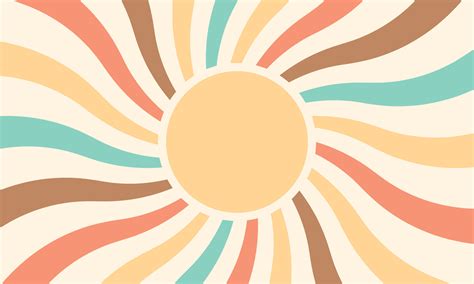 Vintage Sun Retro Banner Background Vintage Bright Grunge Placard