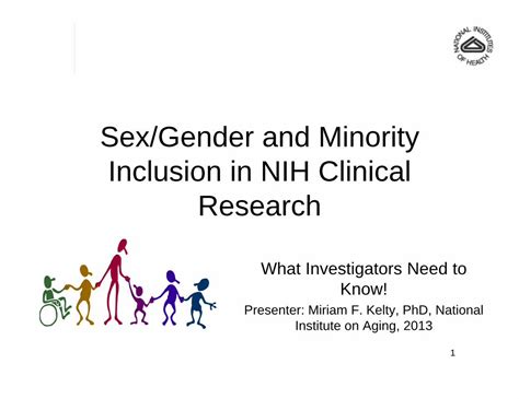 Pdf Sex Gender And Minority Inclusion In Nih Clinical Research · Pdf