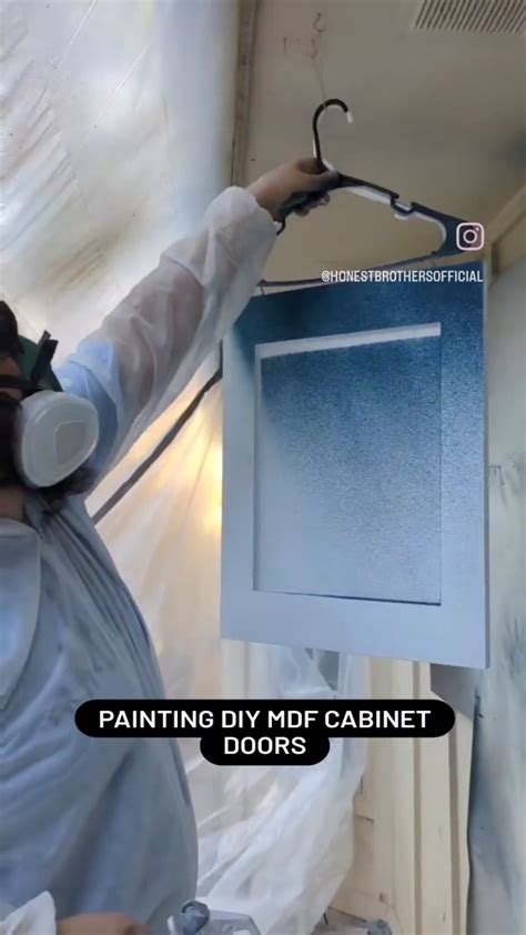 Painting some cabinet doors I made! : r/mildlysatisfying