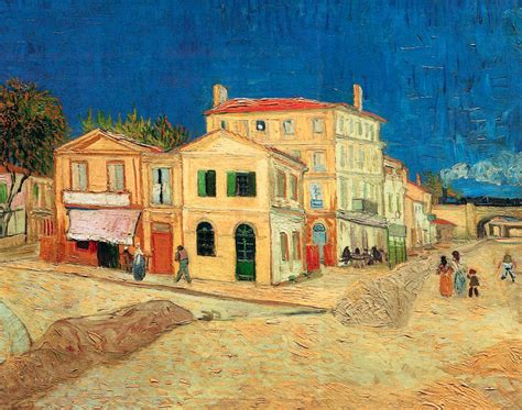 La Casa Gialla Olio Su Tela Di Vincent Van Gogh